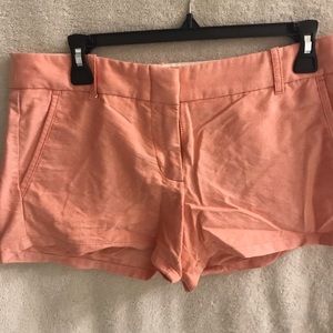 Light red J crew 3 inch shorts